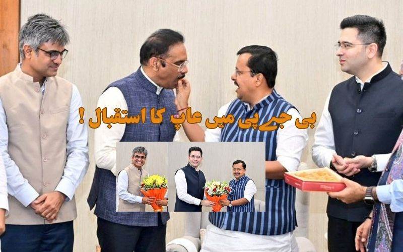 راگھو چڈھا کی قیادت میں عاپ ایم پیز کی بی جےپی میں شمولیت 